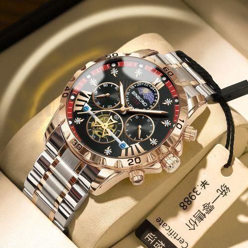 BINBOND Men's Multi Functional Business Watch